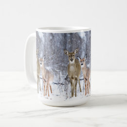 Mug Winter Wonderland avec Whitetail Deer Holiday