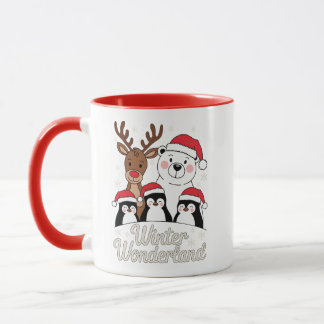 Mug Winter Wonderland – Cute Holiday Animals