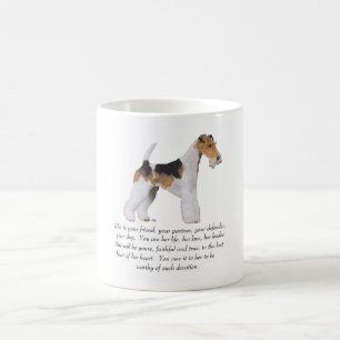 Mug Wire Fox Terrier Souvenir FEMELLE
