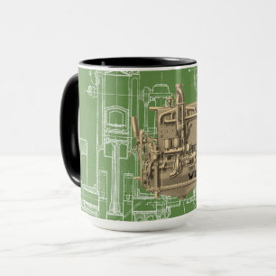 Mug Wisconsin Moteur Milwaukee Wisconsin Moteur à gaz 