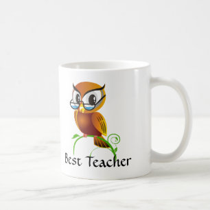 Mug Wise Owl Meilleur enseignant