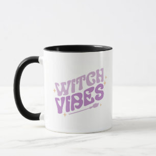 Mug Witch Vibes Stars La chambre de sorcière violet Ha