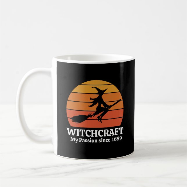 Mug Witchcraft Hobby Retro Sunset Personnalisez (Gauche)