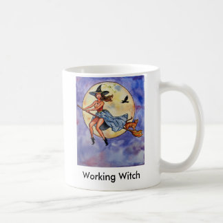 Mug WitchRavenCatfly1, sorcière travaillante