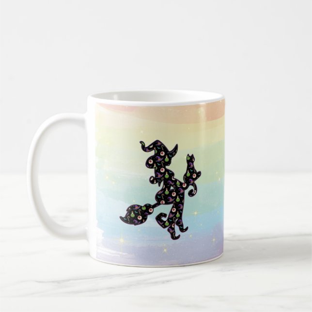Mug Witchy And Cat, Halloween Mood (Gauche)
