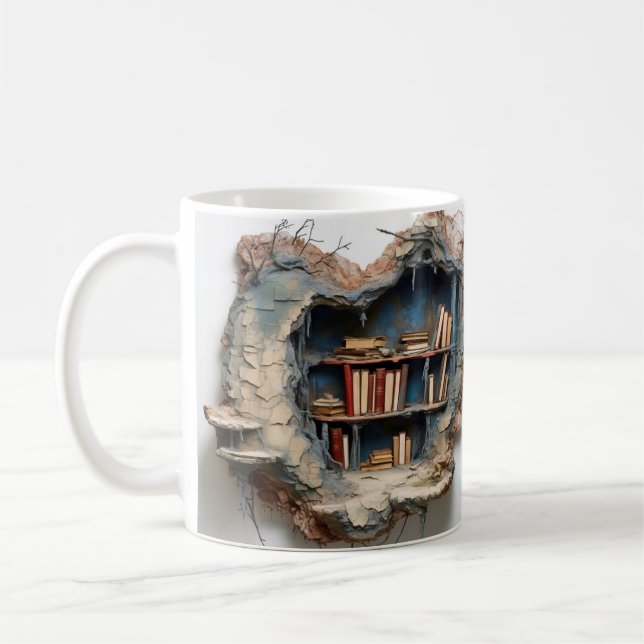 mug with a book design (Gauche)