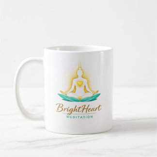 Mug with Female Brightheart Meditation logo