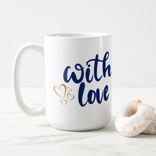 Mug With Love|Mug de café|Cadeau |Fête de la mère  (Avec donut)