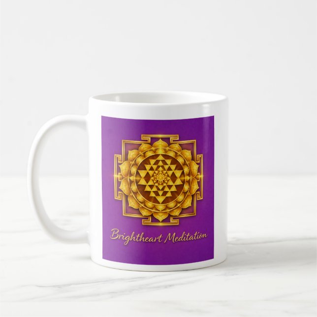Mug with Maha Sri Yantra (Gauche)