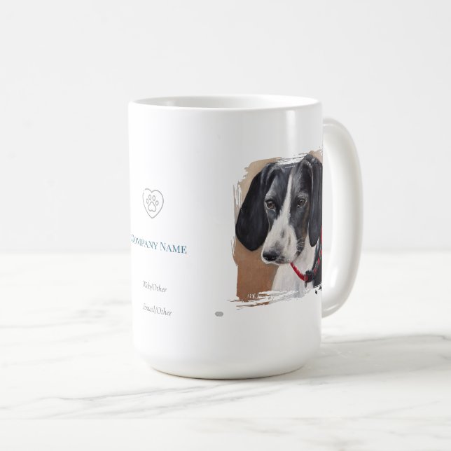 Mug with painting of pets (Devant droit)