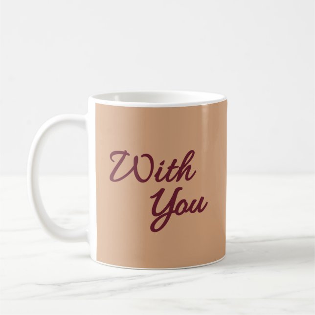 Mug With You – Romantic Minimal Couple Illustration (Gauche)