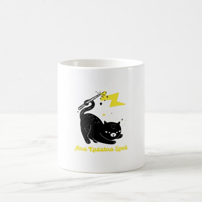 Mug Wizard black cat - Abra Kadabra Spell (Centre)