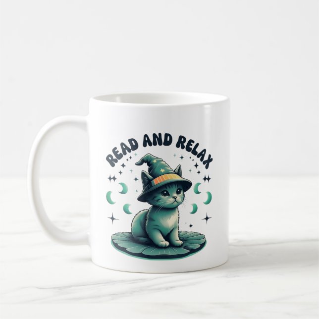 Mug Wizard Cat mok (Gauche)