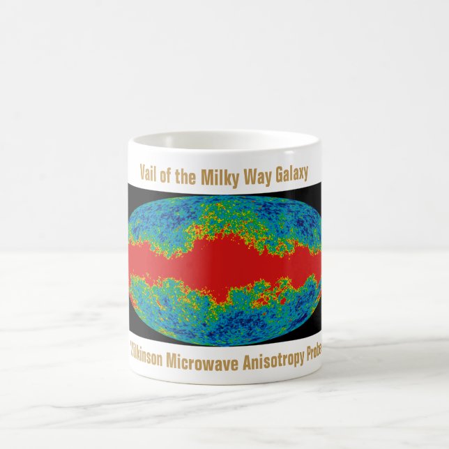 Mug WMAP, Voile de la Voie Lactée sur l'Univers (Centre)