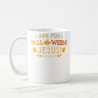 Mug Wo êtes-vous Fall-O-Ween Jésus-Christen Herbsthall