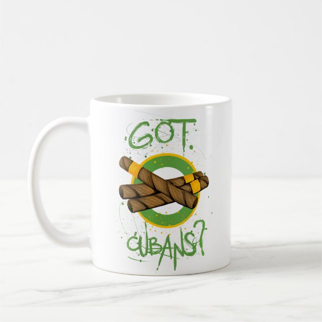 Mug Wo Got Cuban Cigars Cubano Cigar (Gauche)