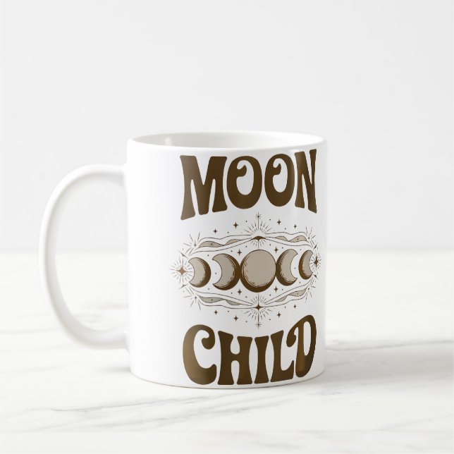 Mug Wo Moon Child Moon Astronomy Stars (Gauche)