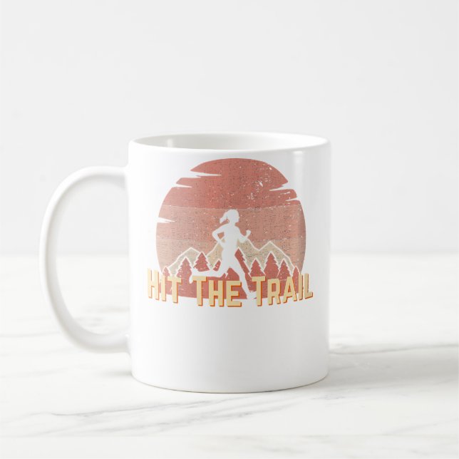 Mug Wo Run Trails Runner Féminin Ultra Mile Running (Gauche)