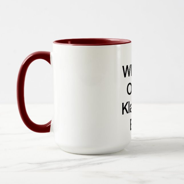 Mug WOKE : Tout ce qui offense facilement les klansmen (Gauche)