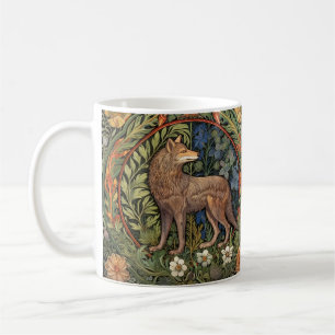 Mug Wolf dans la forêt Art nouveau