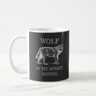 Mug Wolf est mon esprit animal drôle Citation