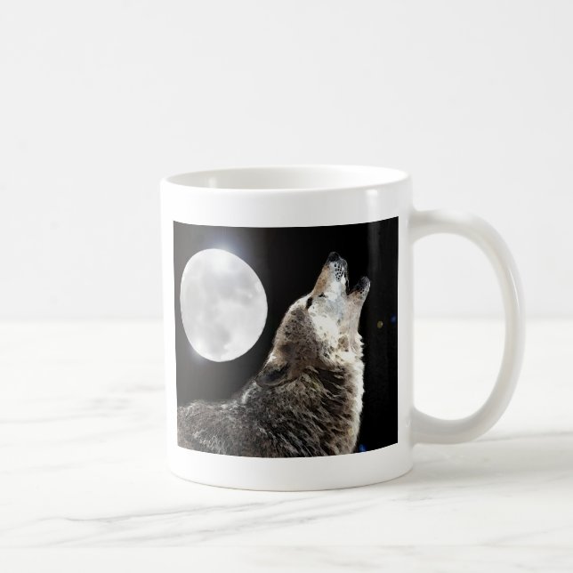 Mug Wolf & Moon (Droite)