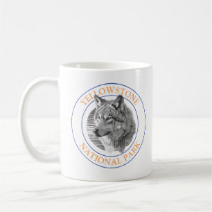 Mug Wolf tendance Art 4 Yellowstone National Park Circ