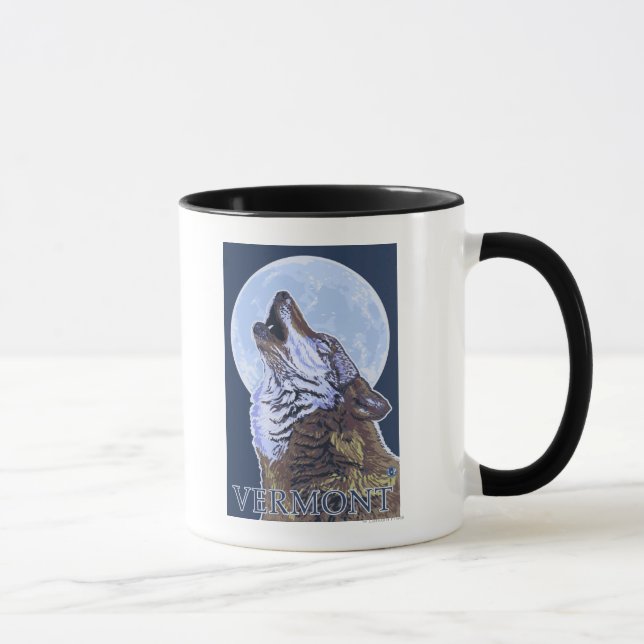 Mug Wolf VermontHowling (Droite)