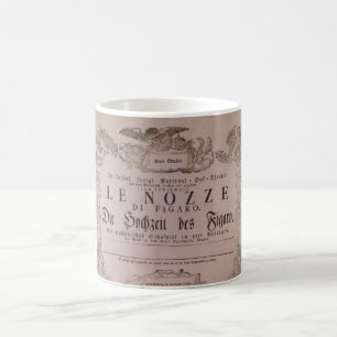 Mug Wolfgang Amadeus Mozart Oper Le nozze di Figaro