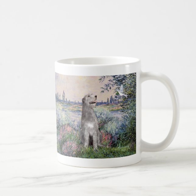Mug Wolfhound 6 irlandais - Sur la Seine (Droite)
