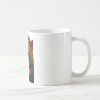 Mug Wolve en métal lourd jouant de la guitare