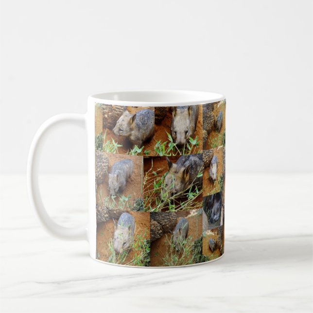 Mug Wombat photo collage (Gauche)