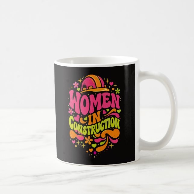 Mug Women In Construction Retro Empowerment (Droite)