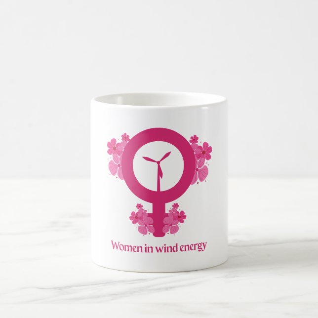 Mug Women in Wind Energy – Feminist Gift (Centre)