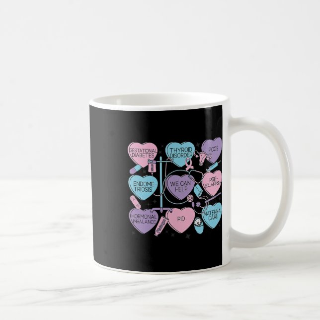 Mug Women Obstetrics Valentine's Day Nurse Ob Gyn Obst (Droite)