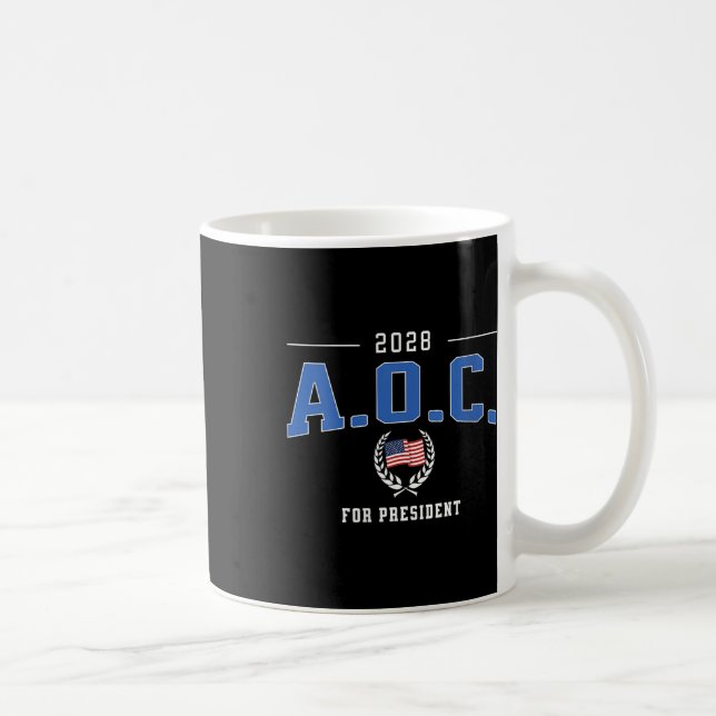 Mug Womens Aoc 2028 Pour Le Président Alexandria Ocasi (Droite)