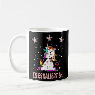 Mug Womens Es Escaliert Eh sauf Unicorn Wine Dit Wi