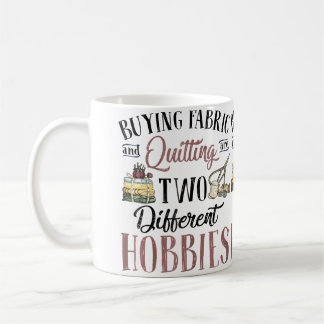 Mug Womens Funny Quilting Vintage Design - Buying Fabr