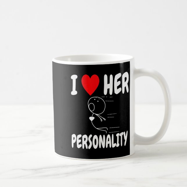 Mug Women's Funny Valentine's Day Couple Matching I Lo (Droite)