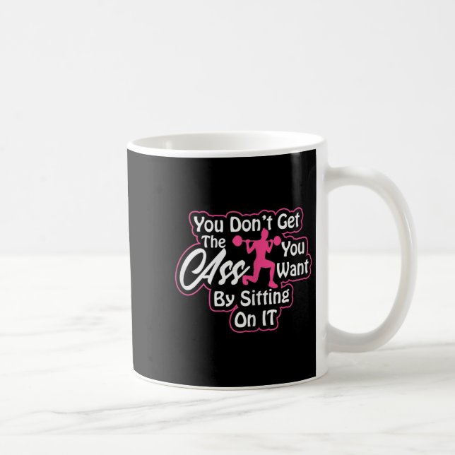 Mug Womens Glutes Workout Day Insrational Motivational (Droite)