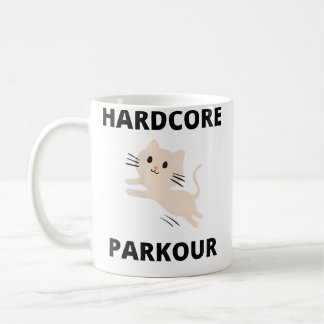 Mug Womens Hardcore Parkour Kitten