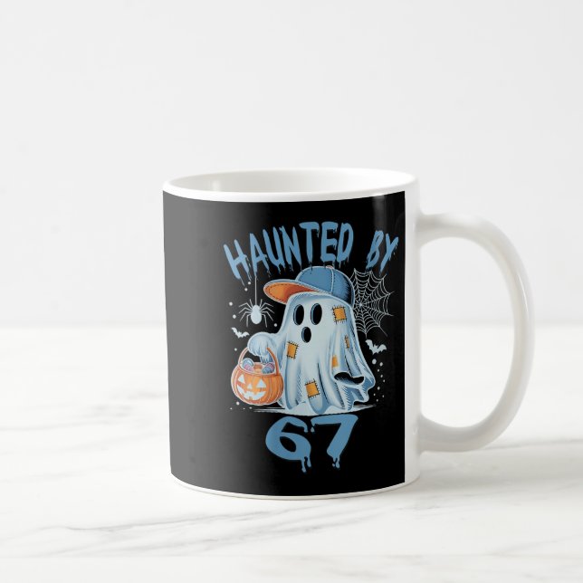 Mug Womens Haunted 6 7 Six Seven 67 Meme Halloween Cos (Droite)
