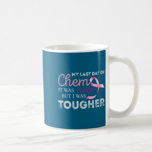Mug Womens Last Day Of Chemo It Was Tough Cancer Aware (Droite)