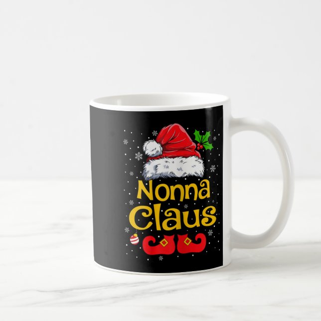 Mug Womens Matching Family Christmas Santa Hat Xmas Fu (Droite)