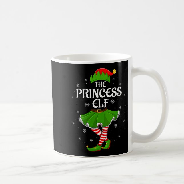 Mug Womens Princess Elf Christmas Family Girls Women E (Droite)