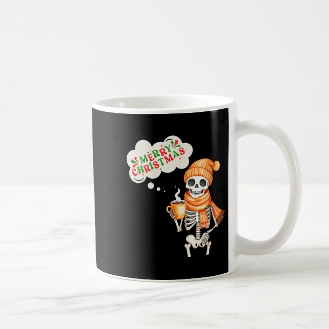 Mug Womens Skeleton Speak Merry Christmas Waer F And H (Droite)