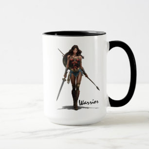 Mug Wonder Woman Battle-Ready Comic Art