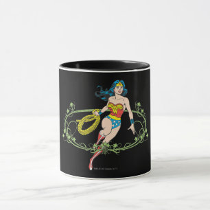 Mug Wonder Woman Green Vines