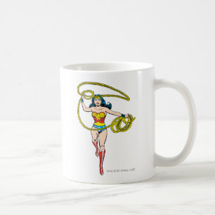Mug Wonder Woman Lasso au-dessus de la tête