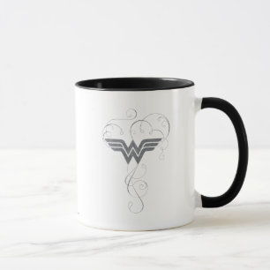 Mug Wonder Woman   logo Beauty Bliss
